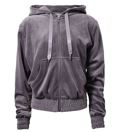 Hound Cardigan - Velours - Grau Hound Cardigan - Velours - Grau