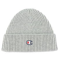 Champion Beanie - Wool/Polyester - Grey Melange Champion Beanie - Wool/Polyester - Grey Melange