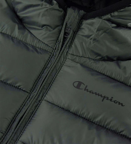 Veste Rembourrée Champion - Réversible - Noir/Vert