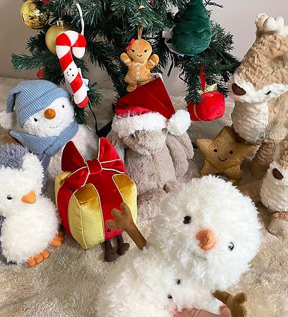 Jellycat Knuffel - 11x7 cm - Festive Folly Christmas Tree Jellycat Knuffel - 11x7 cm - Festive Folly Christmas Tree