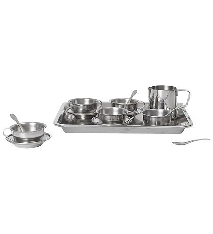 ferm Living Te-Set - Toro - Brushed Steel ferm Living Te-Set - Toro - Brushed Steel