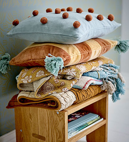 Bloomingville Mini Cushion - 40x40 cm - Hei - Brown w. Stripes