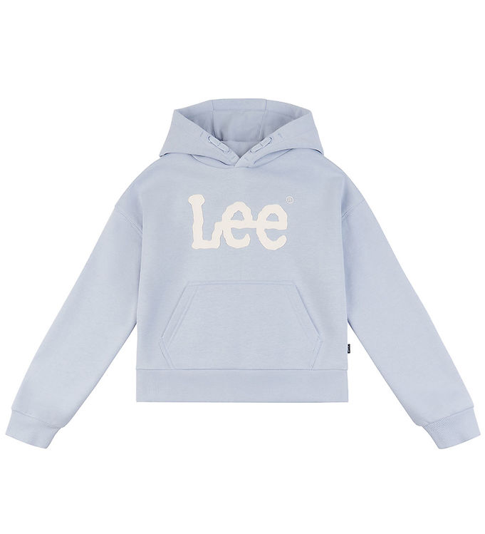 Lee Hoodie Wobbly Graphic Zen Blue KW IT