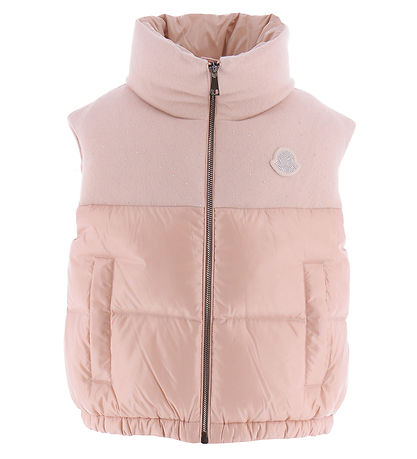 Moncler Down Vest - Susan - Dusty Rose w. Rhinestone