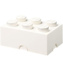 LEGO® Storage Storage Box - 6 Knobs - 37.5x25x18 - White LEGO® Storage Storage Box - 6 Knobs - 37.5x25x18 - White
