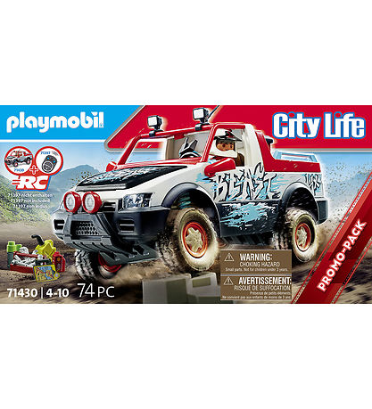 Playmobil City Life - Rally-bil - 71430 - 74 Onderdelen