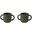 Liewood Cups - Silicone - 2-Pack - Gene - Hunter Green Liewood Cups - Silicone - 2-Pack - Gene - Hunter Green