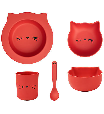 Liewood Dinner Set - Joana - 4 Parts - CAT Apple Ed