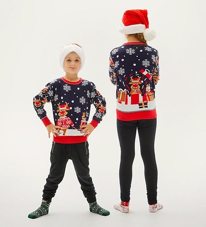 Jule-Sweaters Bluse - The Bringing Christmas Gifts Pullover - Na