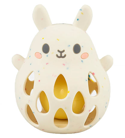 Tiger Tribe Rattle - Silicone - Rabbit Tiger Tribe Rattle - Silicone - Rabbit