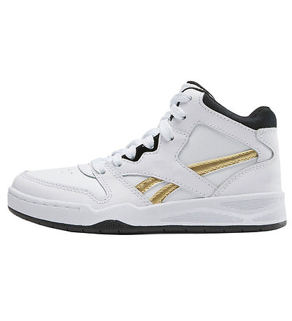 Reebok Classic Stiefel - BB4500 Court - Weiß m. Schwarz/Gold Reebok Classic Stiefel - BB4500 Court - Weiß m. Schwarz/Gold