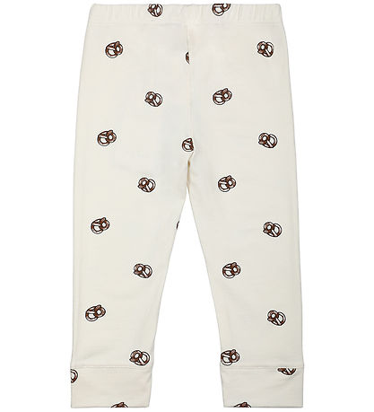The New Siblings Leggings - TsnHimo - White Swan w. Pretzels
