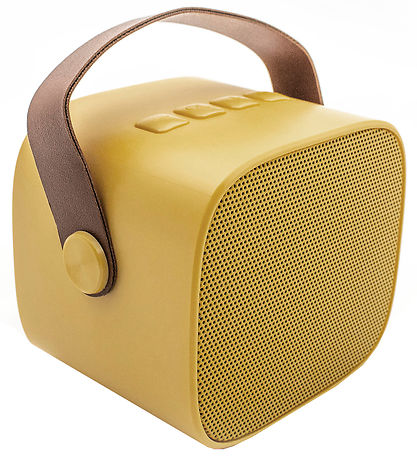 Haut-parleur av. Microphone Lalarma - Sans fil - Karaoké - Jaune