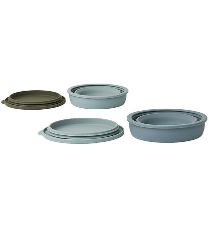 Liewood Bowls - Silicone - Foldable - 2-Pack - Dale - Blue Multi
