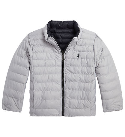 Polo Ralph Lauren Steppjacke - Umkehrbar - Schwarz/Grau