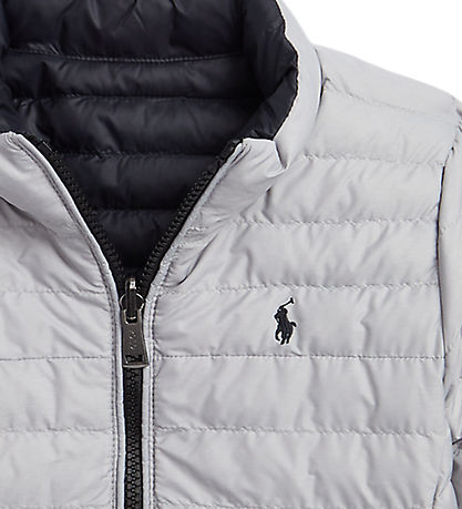 Polo Ralph Lauren Steppjacke - Umkehrbar - Schwarz/Grau