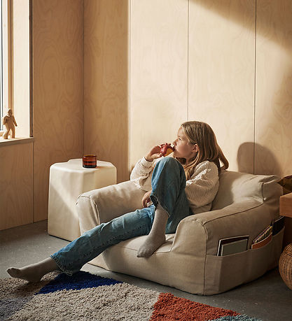 ferm Living Armchair - Billow Bean Bag - 50x80x48 cm - Off-White
