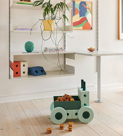 MODU Baby Walker - 3-in-1 - 48x27x44 cm - Ocean Mint/Forest Gree