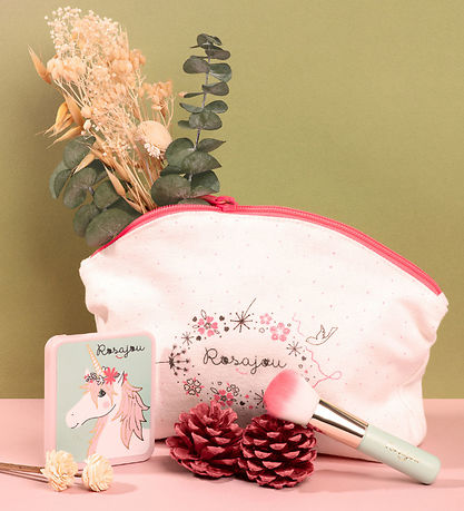 Rosajou Makeup Set - Blush etc. - 4 Parts - Pink