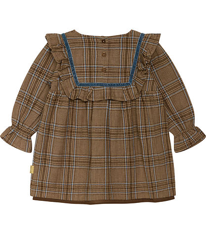 Hust and Claire Dress - Kiana - Dark Earth