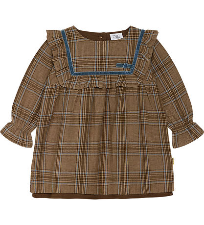 Hust and Claire Dress - Kiana - Dark Earth