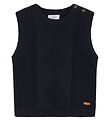 Hust and Claire Waistcoat - Knitted - Perrie - Navy Hust and Claire Waistcoat - Knitted - Perrie - Navy