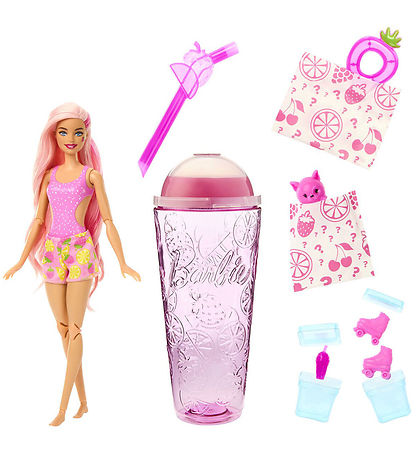 Barbie Doll - Pop Reveal Juicy Fruits Strawberry Lemonade - Prai
