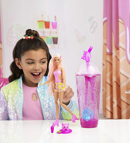Barbie Doll - Pop Reveal Juicy Fruits Strawberry Lemonade - Prai
