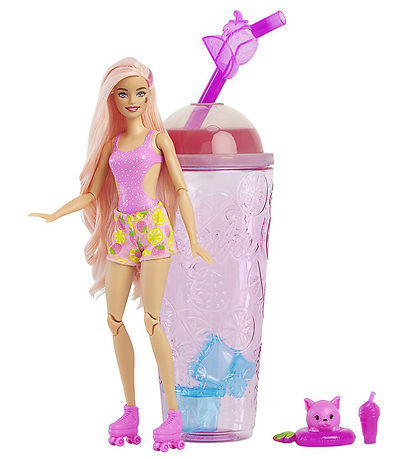 Barbie Doll - Pop Reveal Juicy Fruits Strawberry Lemonade - Prai