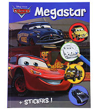Megastar Colouring Book w. Stickers - 128 Pages - Cars Megastar Colouring Book w. Stickers - 128 Pages - Cars