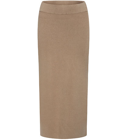 Grunt Skirt - Rib - Viscose - Elise - Nature