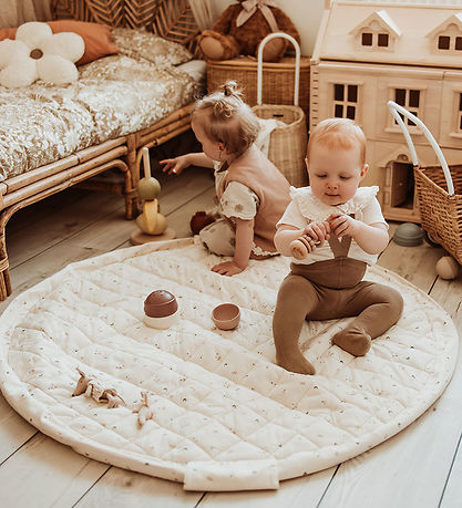 Play&Go Play Mat - Ø120 - Soft Organic - Moon
