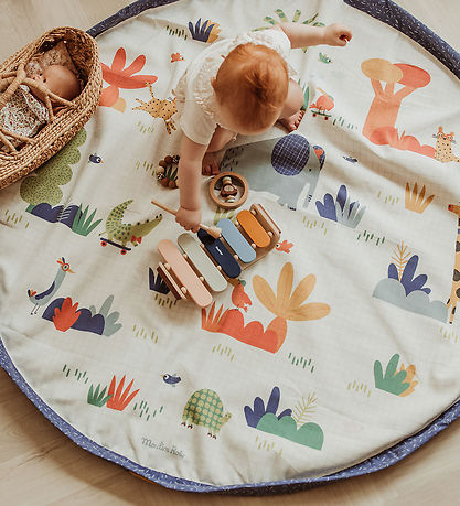 Play&Go x Moulin Roty Play Mat - D: 140 Cm - Les Toupitis