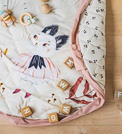 Play&Go x Moulin Roty Play Mat - 3-I-1 - D: 120 Cm - Aprés La Play&Go x Moulin Roty Play Mat - 3-I-1 - D: 120 Cm - Aprés La