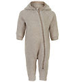Mikk-Line Pramsuit w. Hood - Wool - Melange Offwhite Mikk-Line Pramsuit w. Hood - Wool - Melange Offwhite