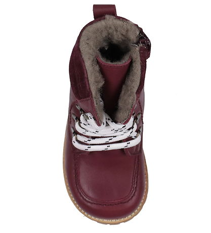 Pom Pom Winter Boots - Tex - Deep Rouge