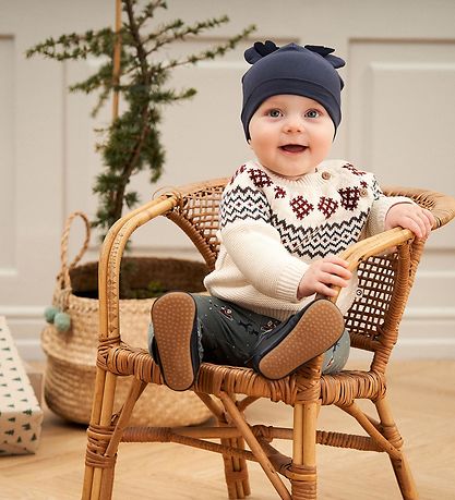 Bonnet Müsli - Santa Bonnet Bébé - Nuit Blue Bonnet Müsli - Santa Bonnet Bébé - Nuit Blue