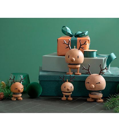 Hoptimist Reindeer Bimble - Small - 9.5 cm - Oak