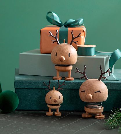Hoptimist Reindeer Bumble - Small - 9.5 cm - Oak