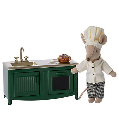 Maileg Miniature Køkken - Mouse - Dark Green