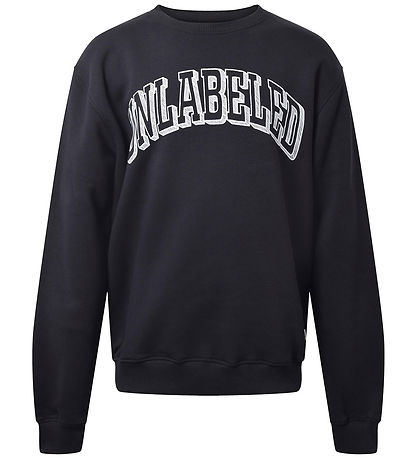 Hound Sweatshirt - Crew Neck - Black w. Print