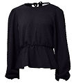 Hound Blouse - Back Ribbon Top - Black Hound Blouse - Back Ribbon Top - Black
