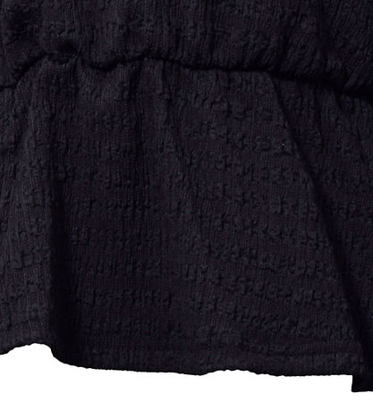 Hound Blouse - Back Ribbon Top - Black