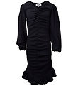 Hound Klänning - Puff Sleeve Klänning - Black