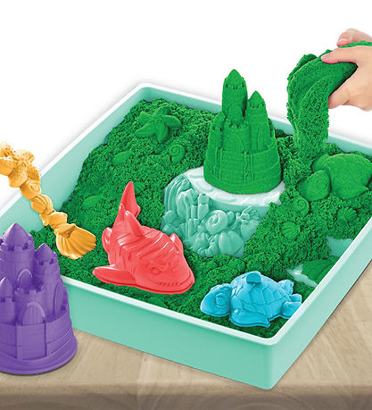Set de Plage Kinetic Sand - 454g - Vert