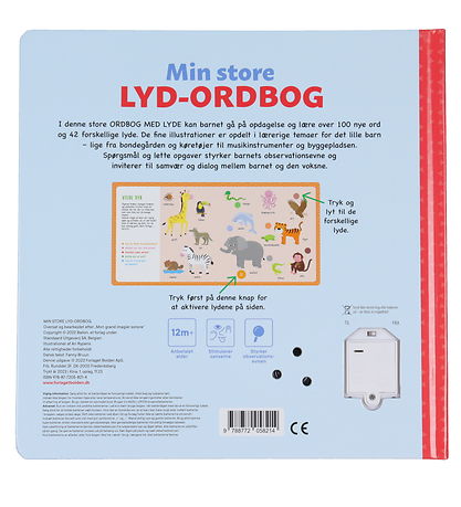 Livre avec son Forlaget Bolden - Mon grand dictionnaire audio - 