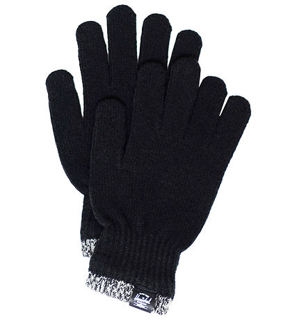 Herschel Gloves - Knitted - Classic+ Stripe - Black Herschel Gloves - Knitted - Classic+ Stripe - Black