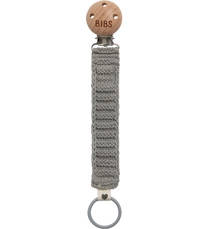 BIBS Pacifier Clip - Knitted - Cloud