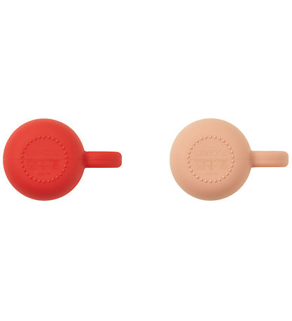 Liewood Cups - Silicone - 2-Pack - Merce - Apple Red/Tuscany Ro