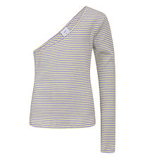 Blouse Grunt - Rib - Tempérament - Violet/Jaune à Rayures Blouse Grunt - Rib - Tempérament - Violet/Jaune à Rayures